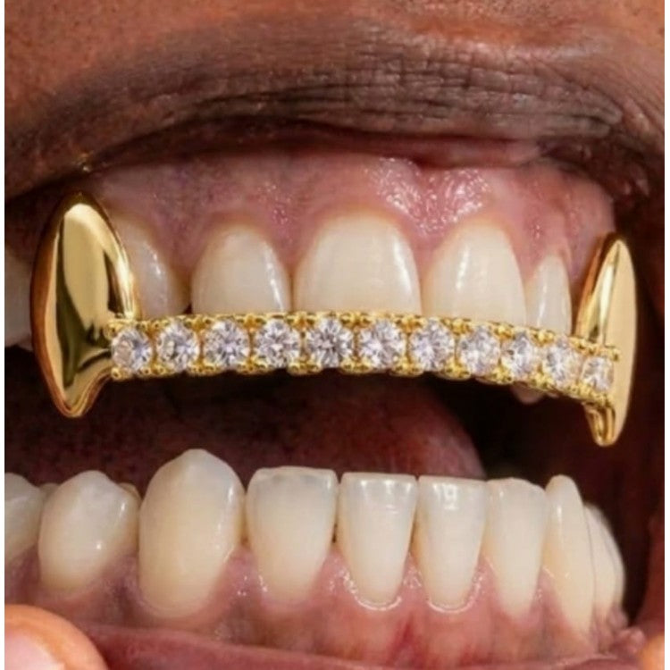 Iced Vampire Half Grillz