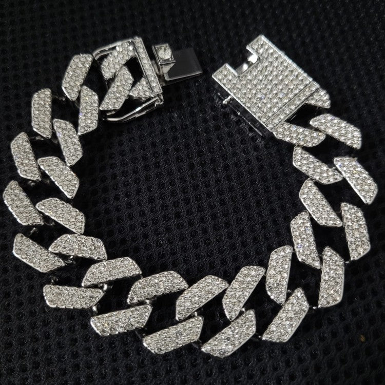 21mm Three Row Prong Bracelet