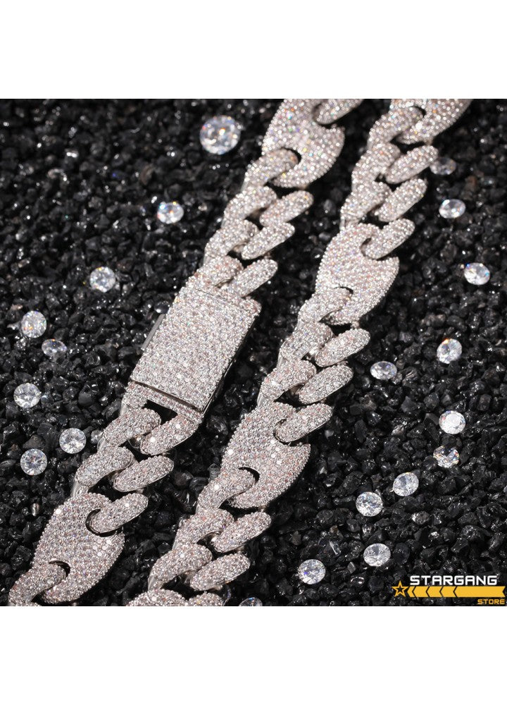 16mm Coffee Bean Cuban Chain (Pre Order)