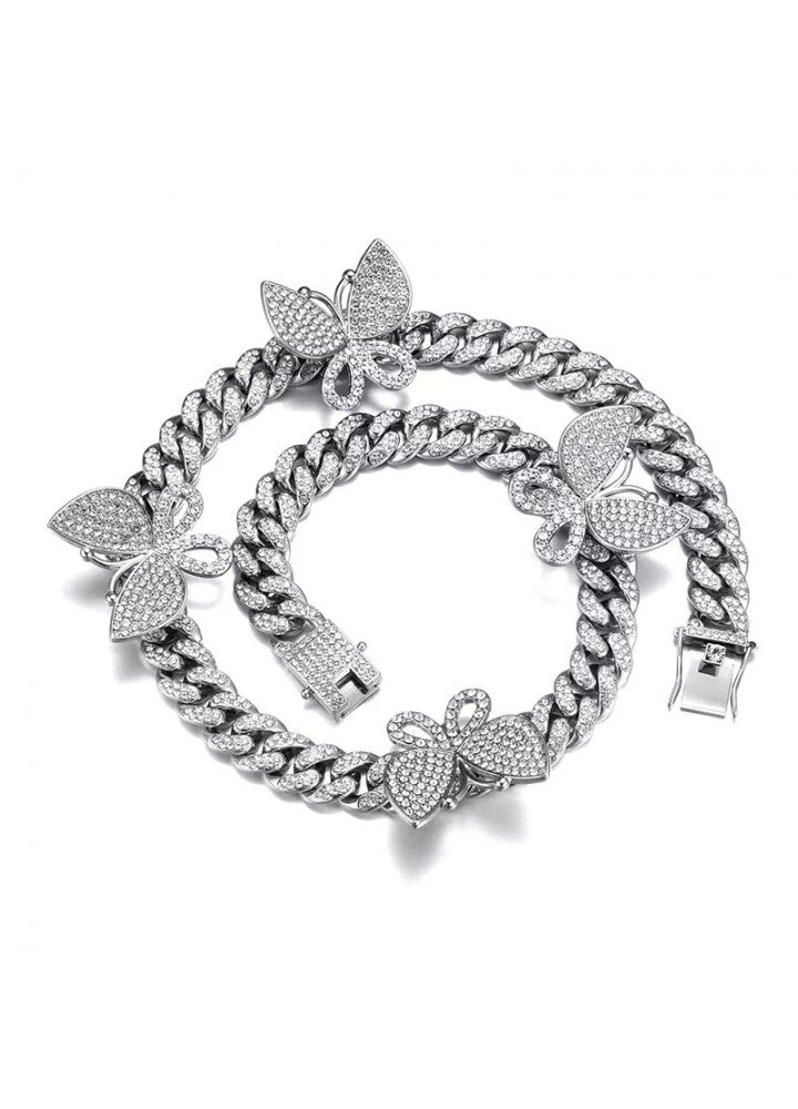 13mm Butterfly Cuban Chain