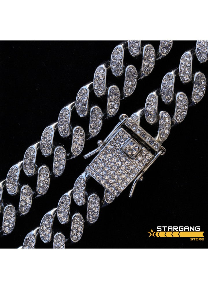 13mm Iced Out Cuban Chain