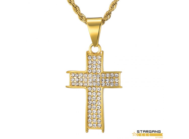 Wide Cross Pendant