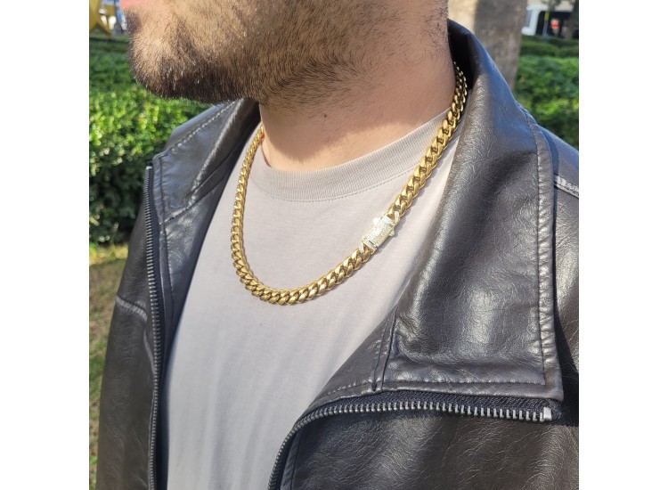 Iced Clips Monaco Style Chain