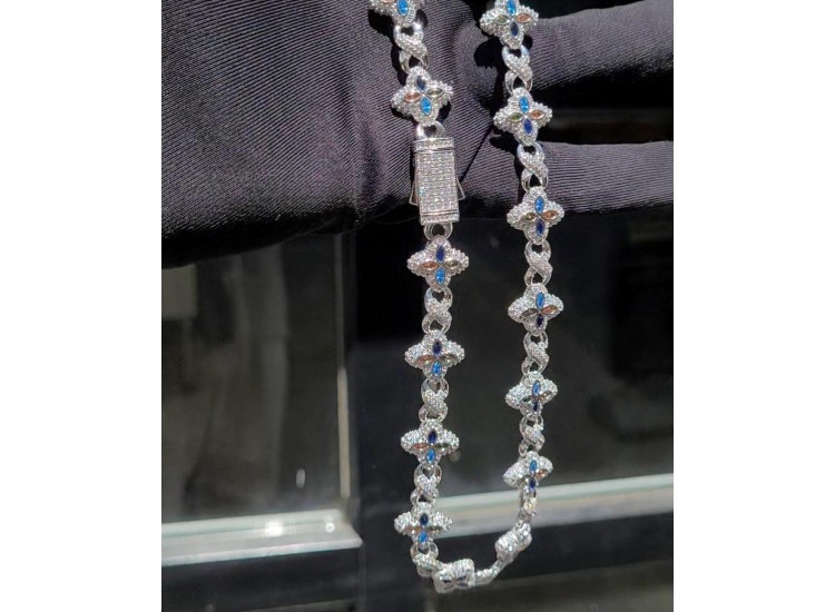 Iced Out Premium Clover Tennis Chain