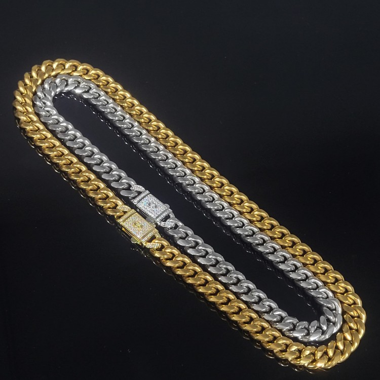 Iced Clips Monaco Style Chain