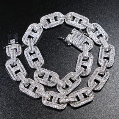 16mm Iced Baguette Premium B! Chain 16mm Iced Baguette Premium B! Chain