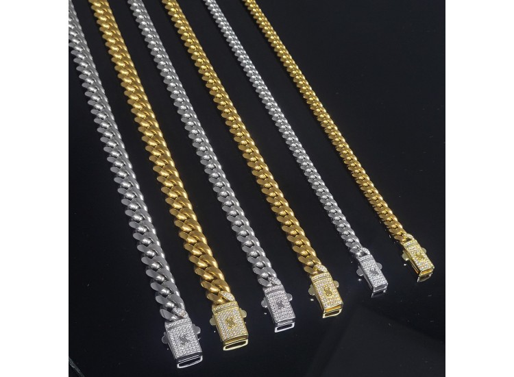 Iced Clips Monaco Style Chain