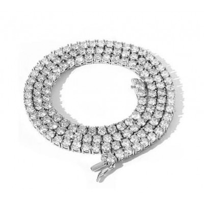 4mm Premium Iced Tennis Chain 4mm Premium Iced Tennis Chain