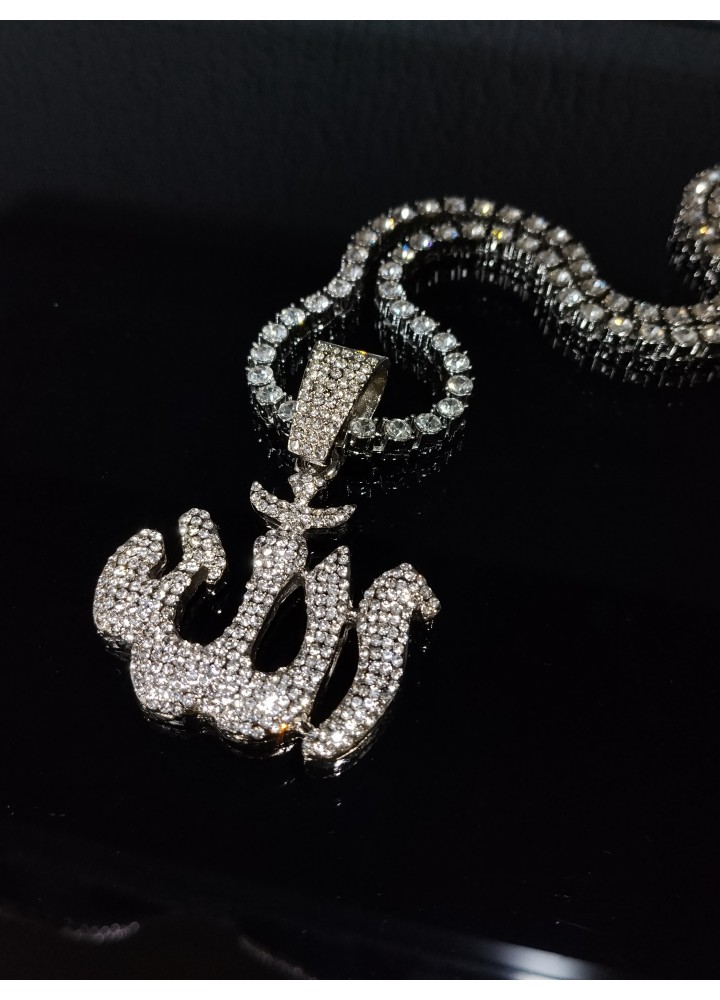 Iced Out ALLAH Pendant
