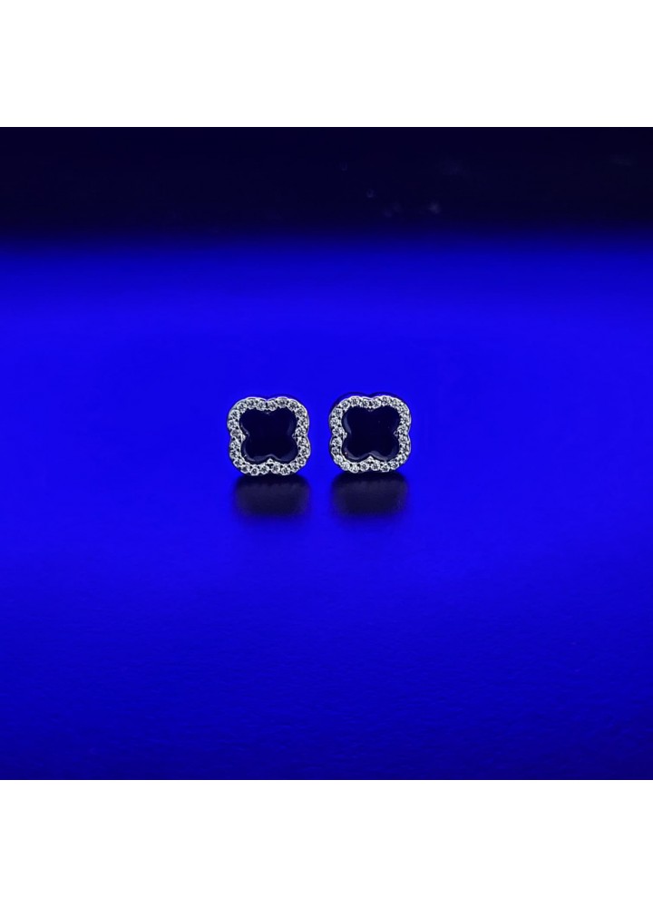 8mm Clover Earring