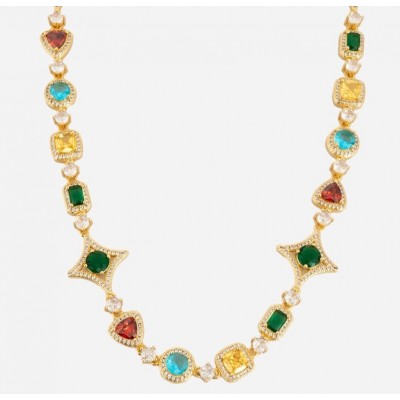 7mm Iced Rainbow Lv Chain 7mm Iced Rainbow Lv Chain