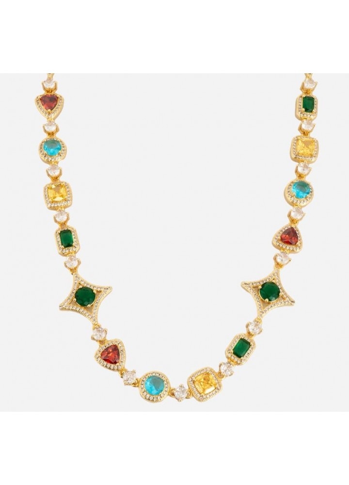 7mm Iced Rainbow Lv Chain