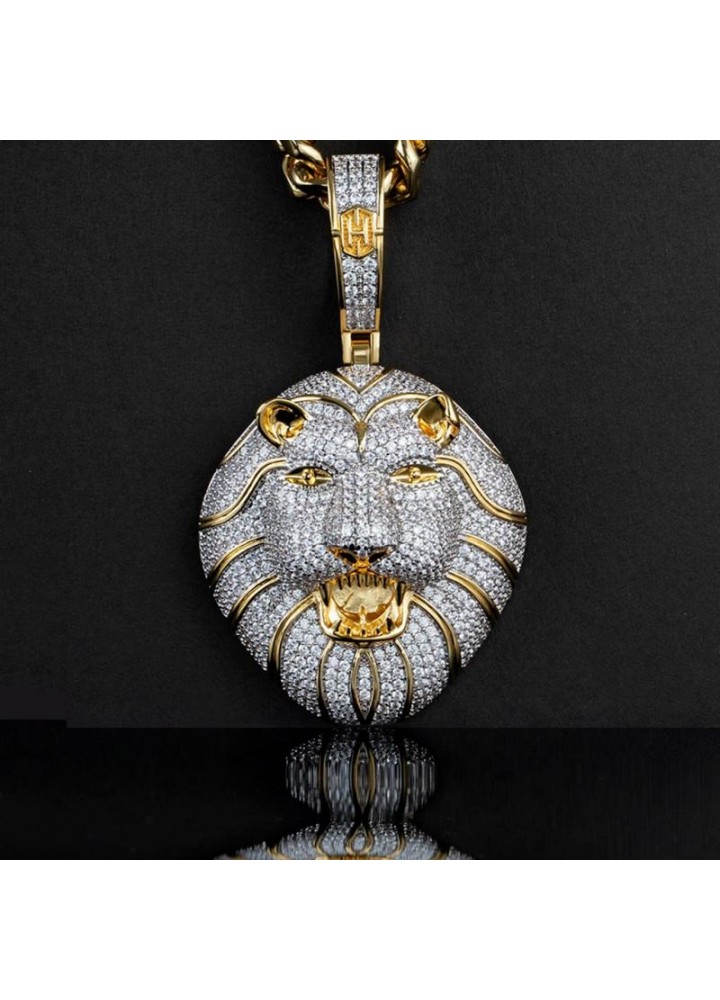 Iced Out Volcano Lion