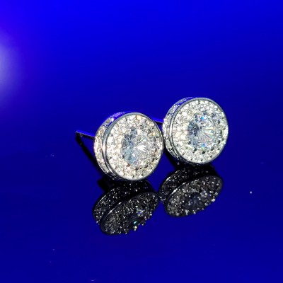 Diamond Stone Paved Earring