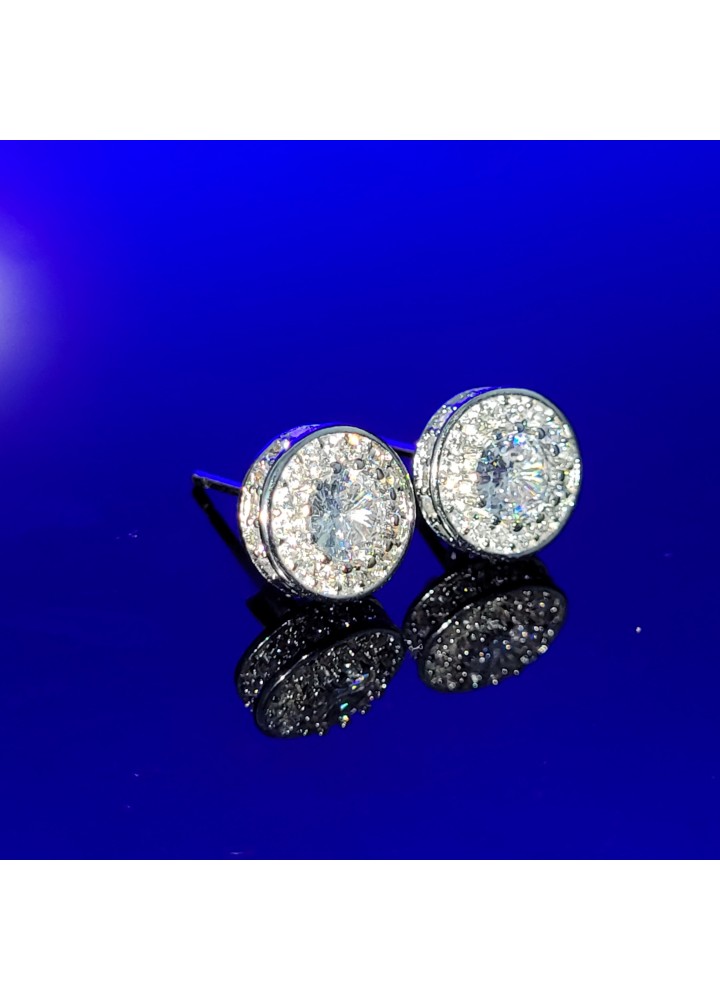 Diamond Stone Paved Earring